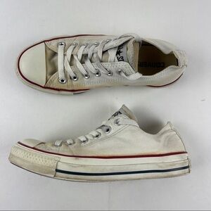 Converse All Stars Womens Size 7 White Low Top Chuck Taylor